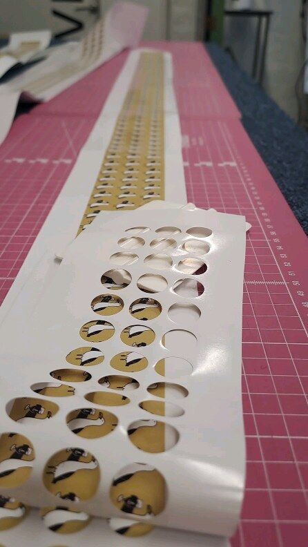 A good sticker peel is so satisfying! Thousands of JQ Bid stickers were printed for the Jewellery Quarter Beer Festival. @jq_bid supporting local business. @mrcmedia is always happy to get things done!